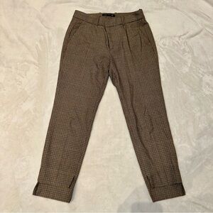 Zara plaid pants